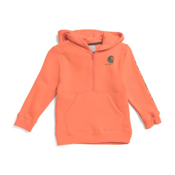 NEW CARHARTT Toddler Boys- girls  Half Zip Sweatshirt 725 1j8 - Picture 3 of 6